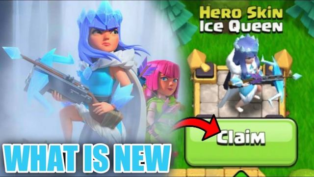 WHAT IS NEW IN  ICE QUEEN SKIN CLASH OF CLANS LET'S BUY