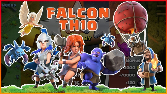 Th10 Falcon attack....not for me - Clash of Clans Ep21