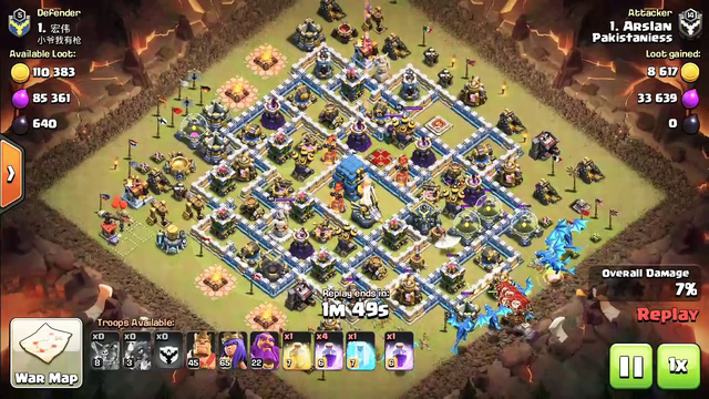 Clash of Clans Th12 Maxed base 3 star with Max Electro Dragon By #Arslan