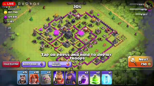 LIVE TEST ON MY PHONE CLASH OF CLANS