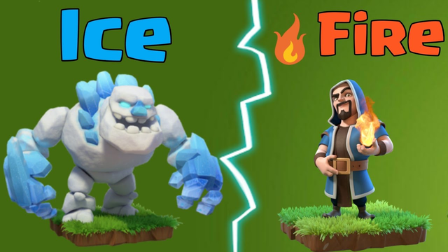 Wizards Vs Max Ice Golem 1 on 1 Fight | Clash of Clans