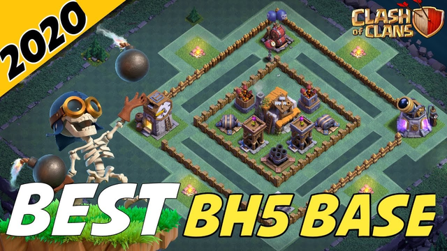 New Builder Hall 5 Best Base 2019 & 2020 || New BH5 Base || Clash of clans