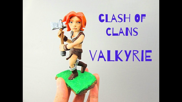 Valkyrie Clash of Clans Polymer Clay Tutorial