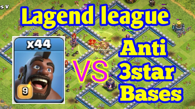Hogs vs anti 3star base! Th12 sui mass hog  lagend league attack strategy 2019! Clash of clans