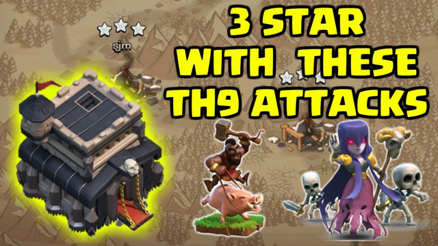 Best Townhall 9 Attack Strategies in Clash of Clans 2019! *EASY 3 Stars*