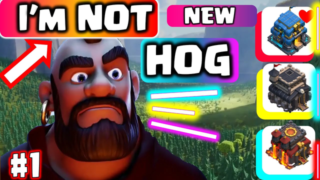 HOG | STRATEGY EXECUTION | 3 STAR | CLASH OF CLANS (COC)