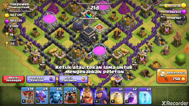 COC AMAZING TROOPS FOR TH 9 FLYING DESTRUCTION