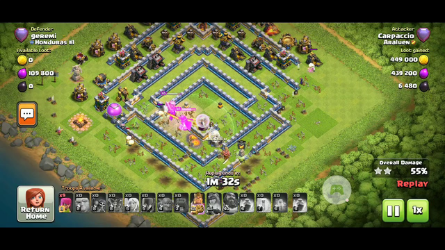 57 - Clash of Clans 3 stars Town hall 12 maxed Legend league