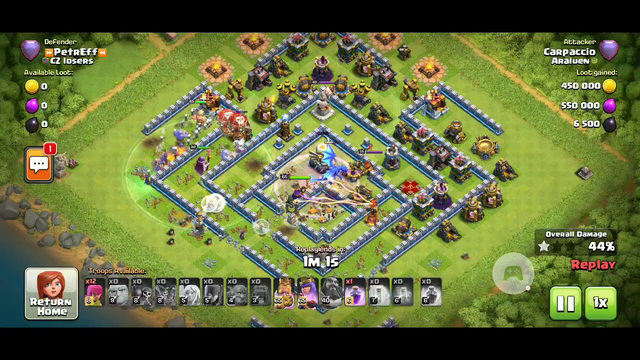 50 - Clash of Clans 3 stars Town hall 12 maxed Legend league