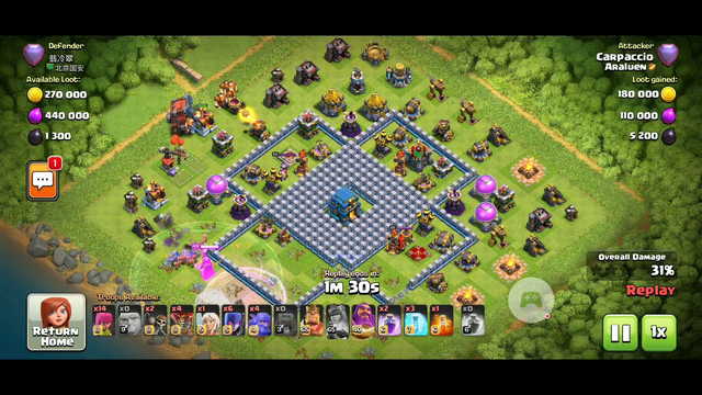 56 - Clash of Clans 3 stars Town hall 12 maxed Legend league