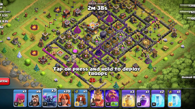 Big loots in clash of clans