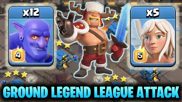Ground Legend Leauge Attack - Top 3s Attack - 3star TH12 Legend Base - Clash Of Clans