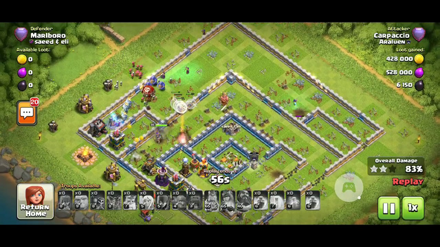 36 - Clash of Clans 3 stars Town hall 12 maxed Legend league