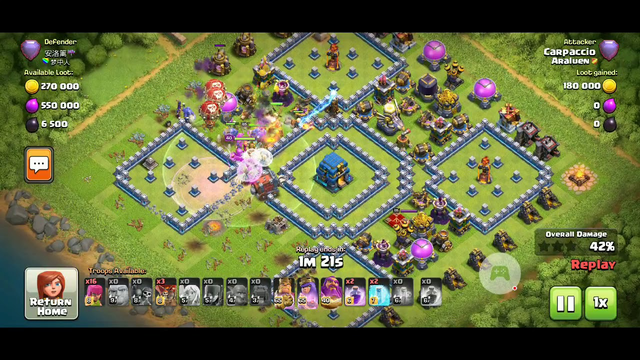 35 - Clash of Clans 3 stars Town hall 12 maxed Legend league