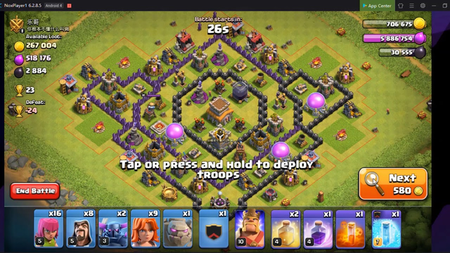 Clash Of Clans  Pushing To Crystal League
