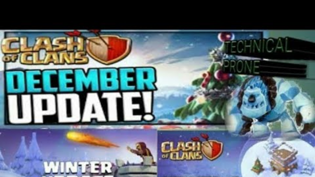 Clash of clans th 13 winter update is ready to be released | clash of clans huge th 13 update | coc