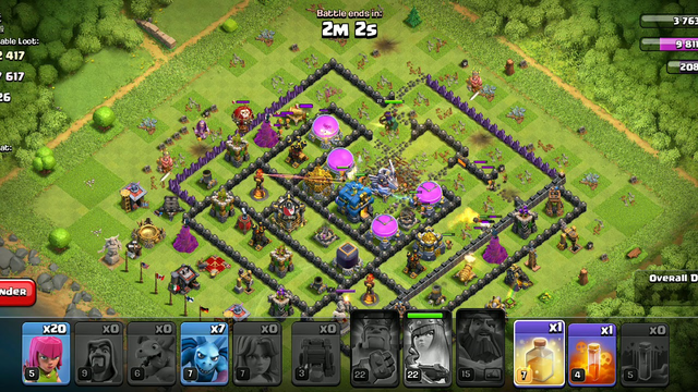 Clash of Clans attack looting