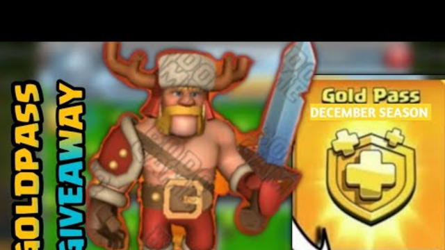GOLDPASS GIVEAWAY | JOLLY SKIN | CLASH OF CLANS