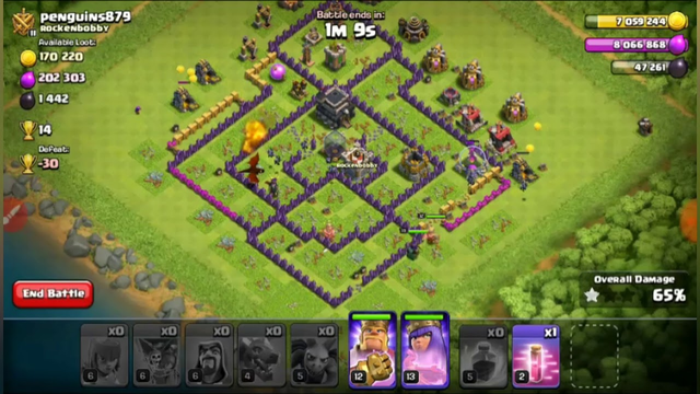 Townhall 9 new attack game paly || Clash of clans || Gaming Store TV