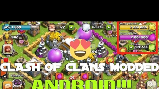 CLASH OF CLANS MODDED [ COOL & AMAZING FEATURES ] [ SUPPORTS ALL DEVICES ]