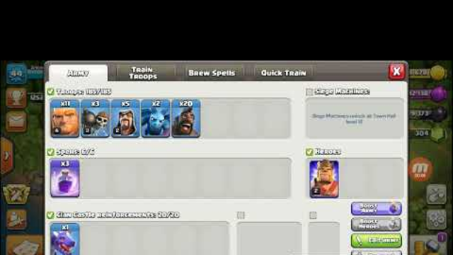 CLASH OF CLANS | Best atack with giants and hog riders  th 7