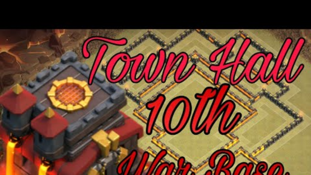 COC - Town Hall 10th new war base layout(2020)