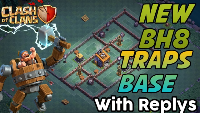 New BH8 Traps Base 2020 || Clash of clans Bh8 Base