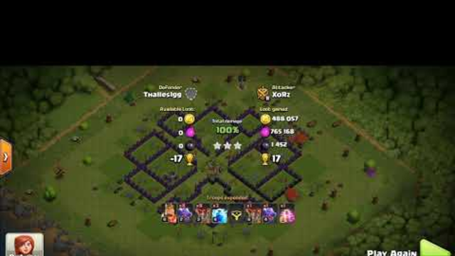 Clash Of Clans (COC) 3 Star attack strategy for Town Hall 8
