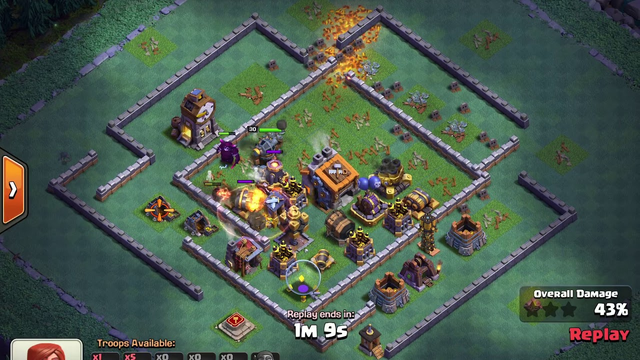 BH9 - Attack Strategy - 2x Minions, Pekka, Dragons, Archers, Hogs - Clash of Clans - Builder Base