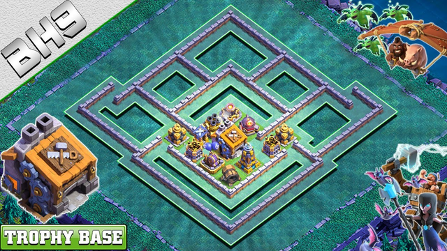 NEW Builder Hall 9 (BH9) base with COPY LINK | Clash of Clans