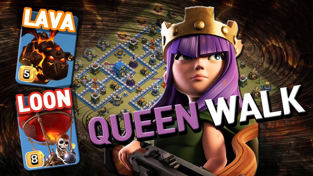 Queen Walk Lavaloon TH12 Strategy Attack Clash of Clans