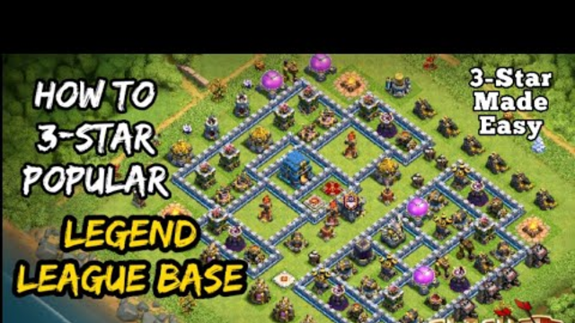 How to Three Star Popular Legend League Base | Clash of Clans