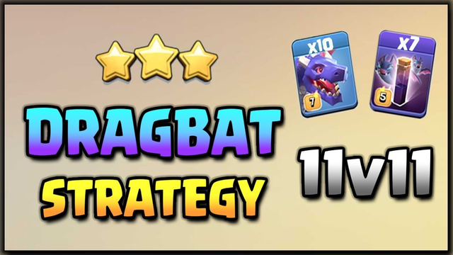 Drag-Bat strategy | Best Air attacks | Dragon Attacks | Clash of clans |