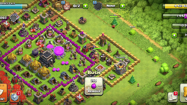 Clash of clans upgrading
