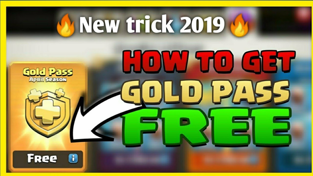 How to get gold pass free |clash of clans||in hindi |100%