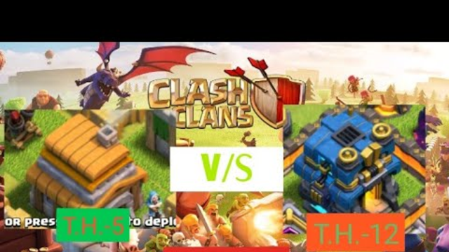 Awesome[Clash Of Clan]Town Hall-5 v/s Town Hall-12 | Clash of clans | My TecHno Tube