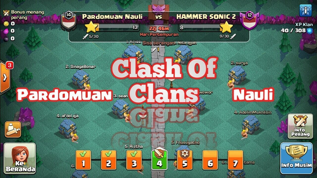 CWL HARI  KE 4 Clan Pardomuan Nauli Clash Of Clans Indonesia