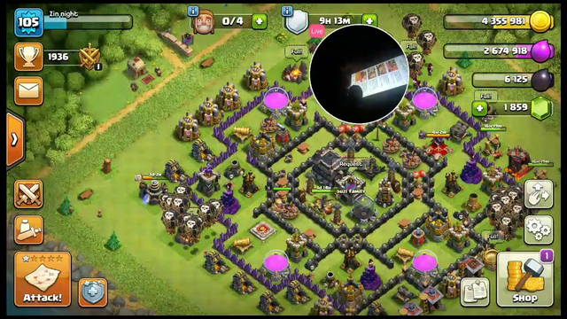 my journey to th12 playing clan war game with  u all ft.clash of clans viewing ur Base