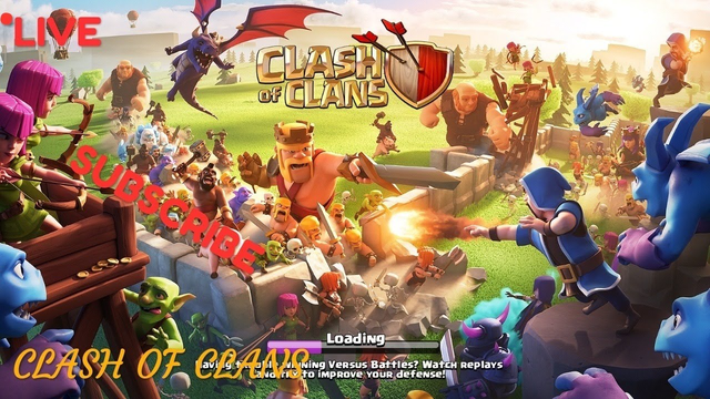 WE ARE LIVESTREAMING CLASH OF CLANS