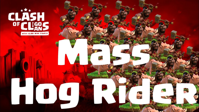 mass hog rider is an easy way to triple TH 12 | 3 Star Attacks | COC 12/19 clash of clans CW