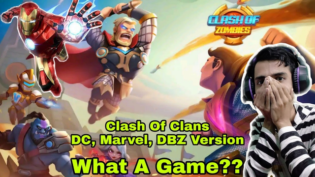 Clash Of Clans Of Marvel, DC, DBZ Version | X-War: Clash Of Zombies | Gameplay | Review |