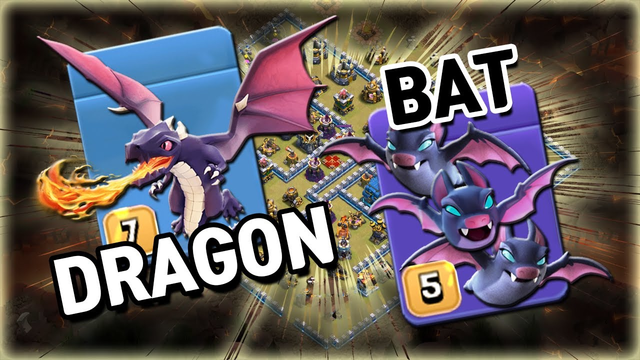 DragBat TH12 Strategy Attack Dragon Bat Clash of Clans