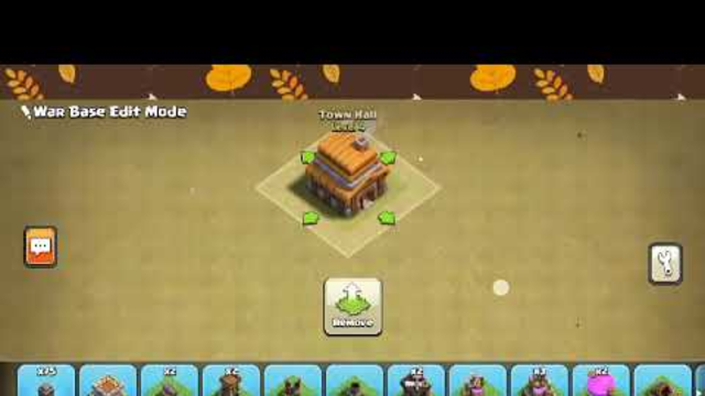 Clash of clans(COC)WAR BASE FOR TH 4