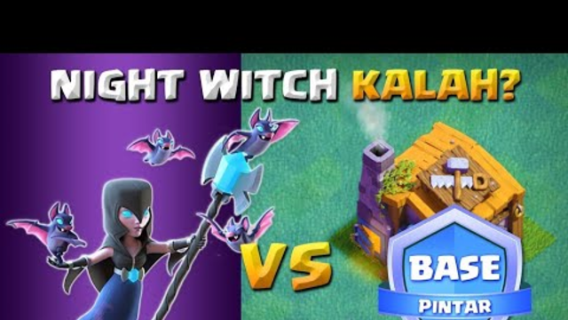 Base clash of clans Night witch Vs Builder Hall 6