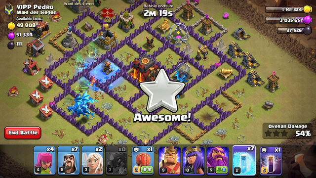 Clash of clans easy 3 stars in clan war league