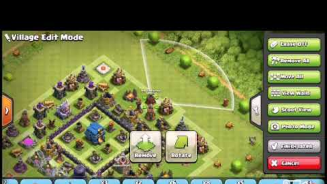 My clash of clans Village map th 12 rush||coc