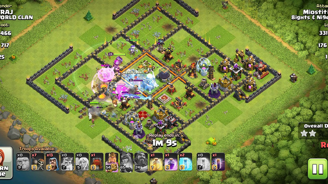 My clash of clans attack