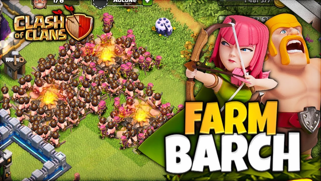 FARM HDV 12 EN BARCH ! ( LIVE Clash of clans FR )