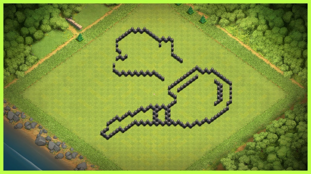 FUNNY | CREATIVE |PIPE| BASE LAYOUT WITH COPY LINK | CLASH OF CLANS