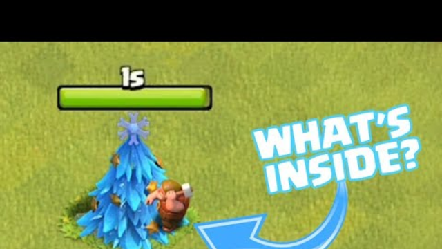 What's inside | Christmas tree | Clash Of Clans | New update | let's remove that |